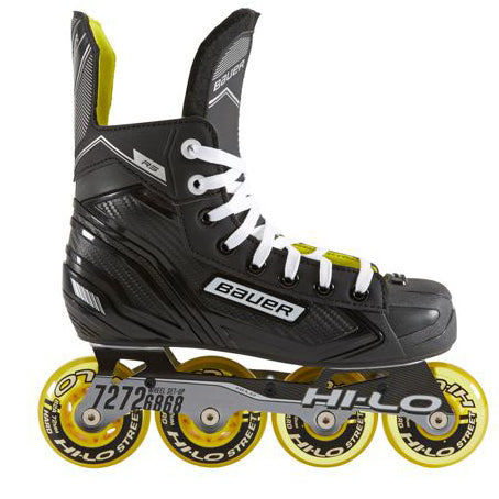 Bauer RS Junior Roller Hockey Skates - Youth Adjustable Inline Skates for Boys & Girls - Perfect for Street Hockey, Rink Play & Outdoor Sports