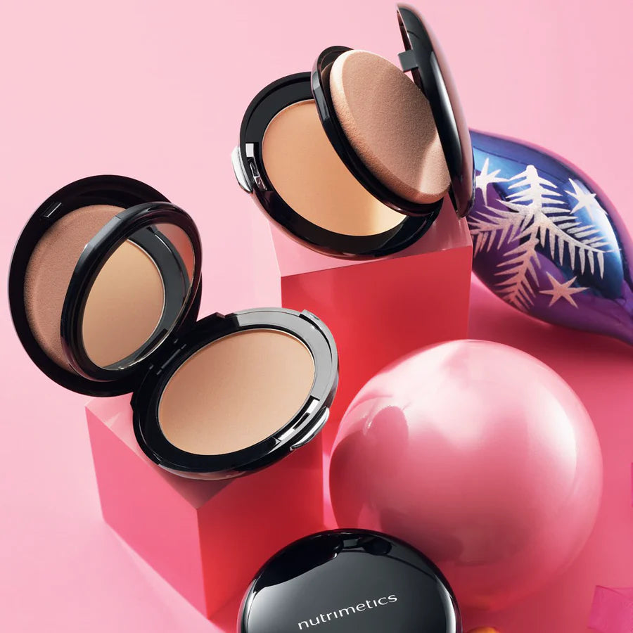 Velvet Finish Mineral Foundation Powder SPF12 - Mocha Shade | Oil-Free, Long-Lasting Coverage for Flawless Skin | Perfect for Daily Wear & Special Occasions