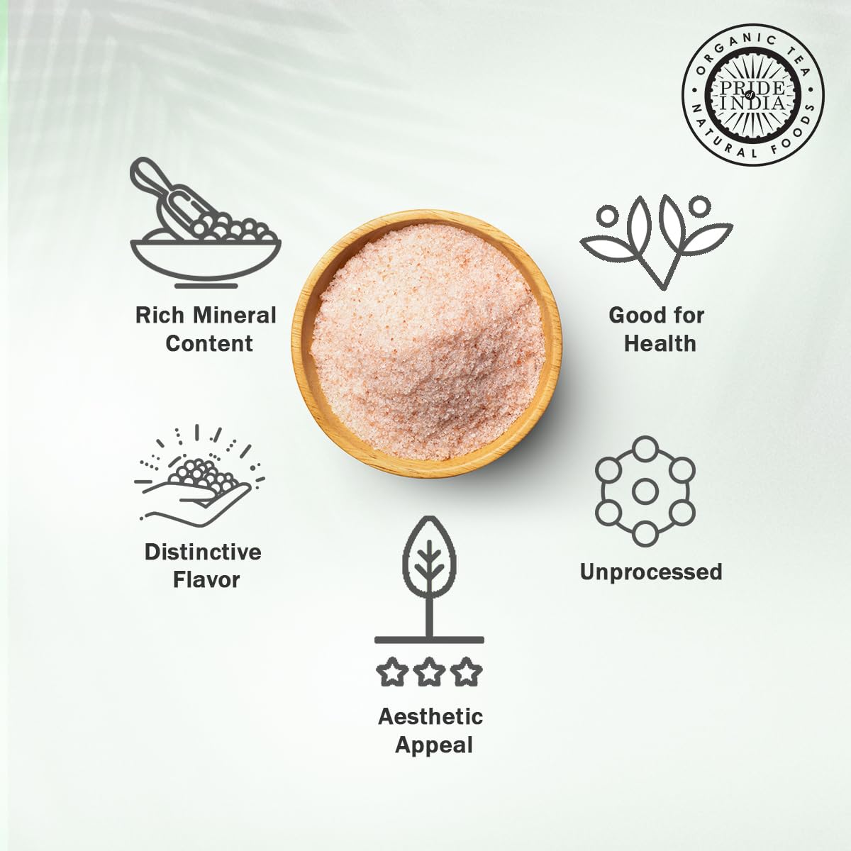 Pride Of India - Dark Himalayan Pink Salt - 84+ Natural Minerals, Fine Grind 1 Pound (16 oz) - Dual Sifting Jar for Easy Flow - Unrefined & No Grinding Needed - Pure Bold Taste - Perfect for Cooking, Seasoning & Gourmet Dishes