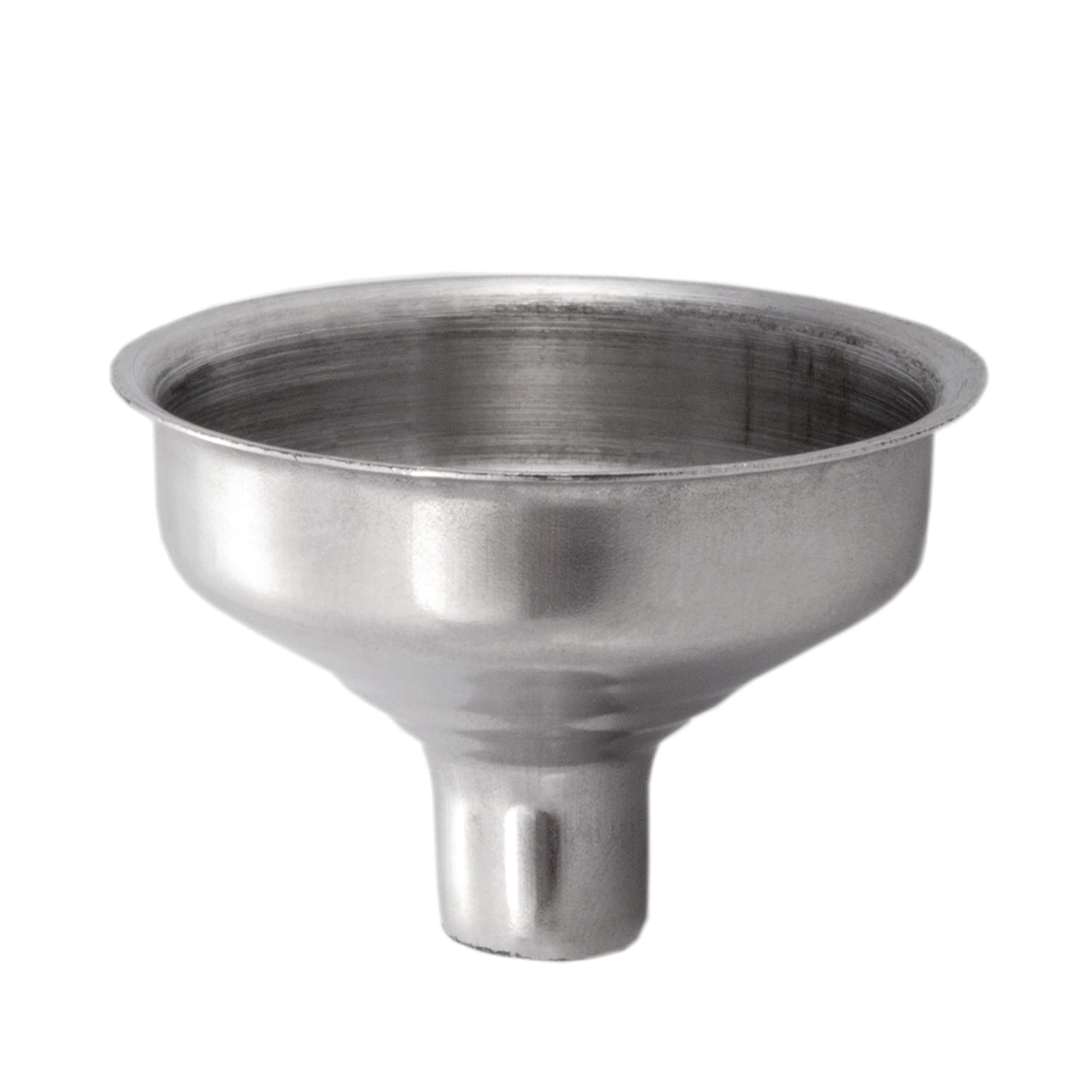 True Oracle Flask Funnel - Premium Stainless Steel Small Funnel for Flasks, Bottles & Liquids | Dishwasher Safe | Perfect for Home Bar, Kitchen, Lab & Outdoor Use (Set of 1)