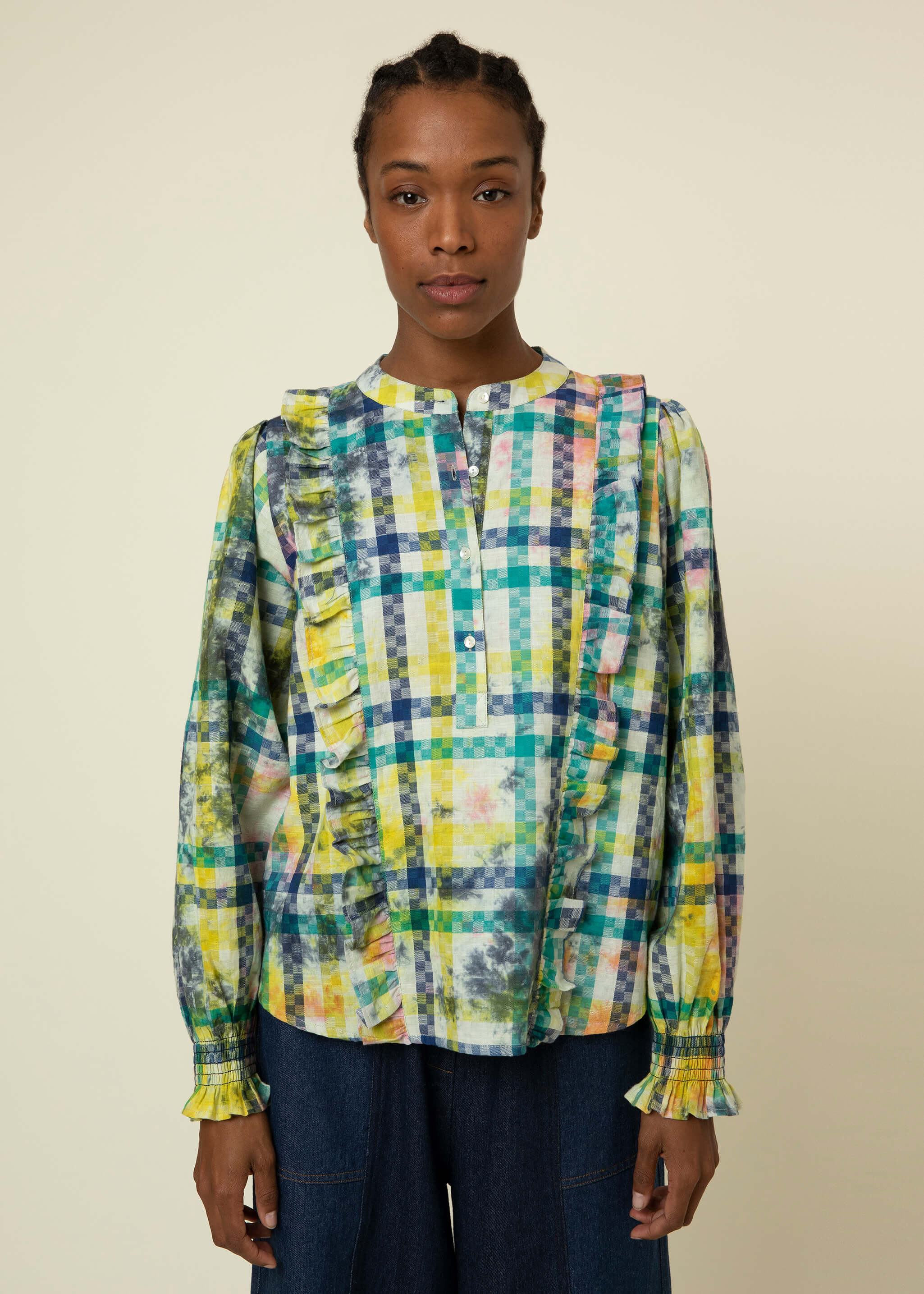 Justine Blouse for Women - Stylish & Comfortable Casual Tops in Multiple Colors - Perfect for Office, Date Night & Everyday Wear