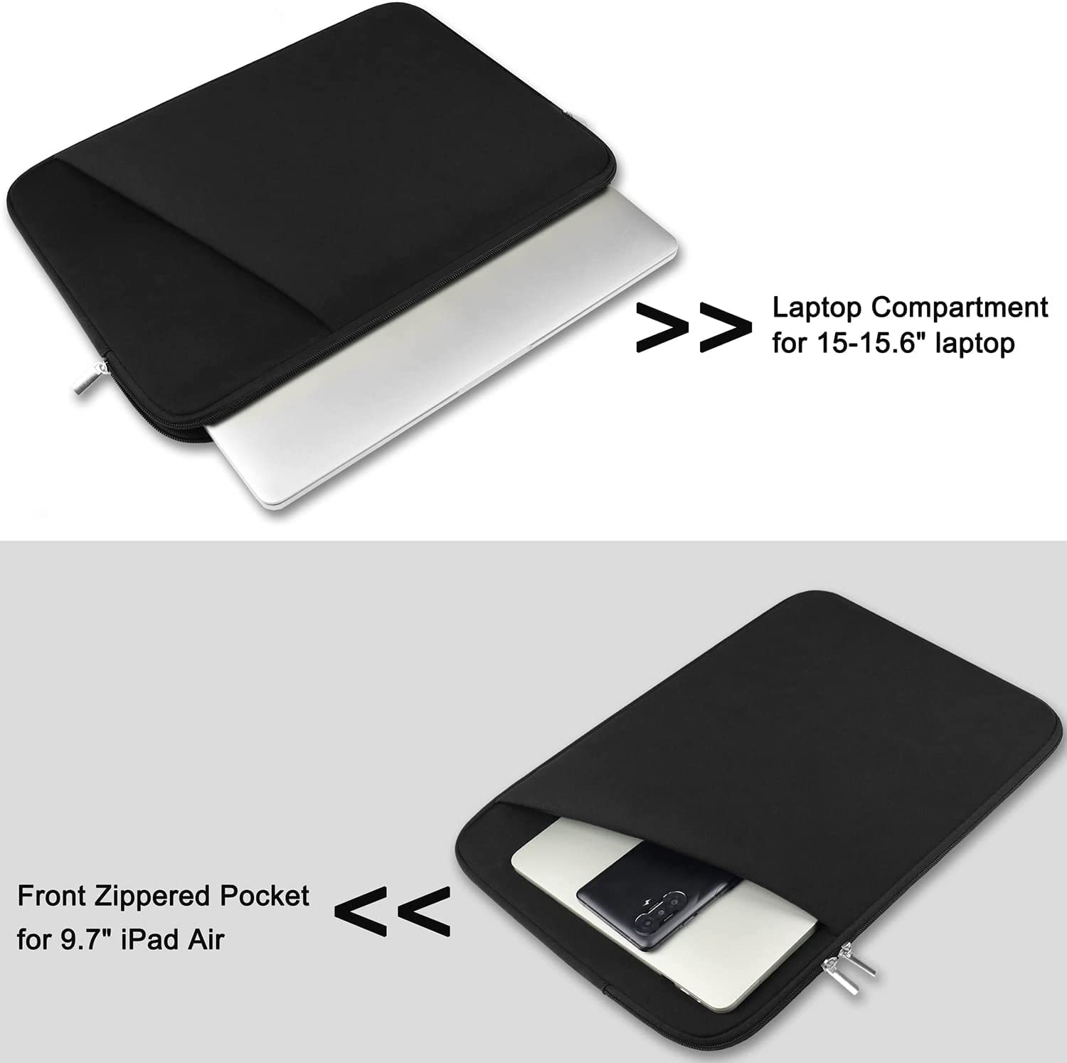 Premium 13-14 Inch Laptop Sleeve Case for MacBook Pro 2022 & MacBook Air - Shockproof Protective Cover with Soft Interior - Compatible with 13.3