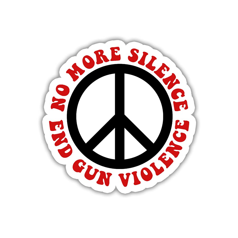 3-Pack Anti-Gun Violence Vinyl Stickers 3