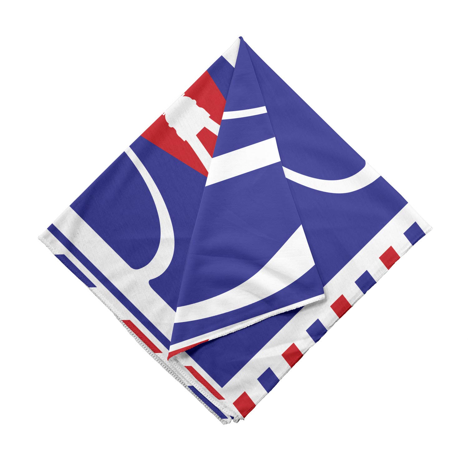 Ambesonne Eiffel Tower Bandana - Bold Paris Lettering Unisex Head & Neck Scarf for Men & Women | Fashion Accessory for Travel, Concerts & Outdoor Activities