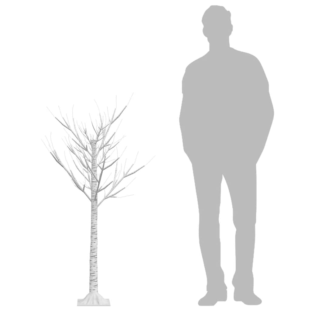 FAMIROSA 4ft Pre-Lit Artificial Christmas Tree with 128 LED Lights - 8 Lighting Modes, 3.9ft Faux Holiday Xmas Tree for Home, Office & Party Decor (Cold White Light) | Perfect for Living Room, Bedroom & Holiday Celebrations