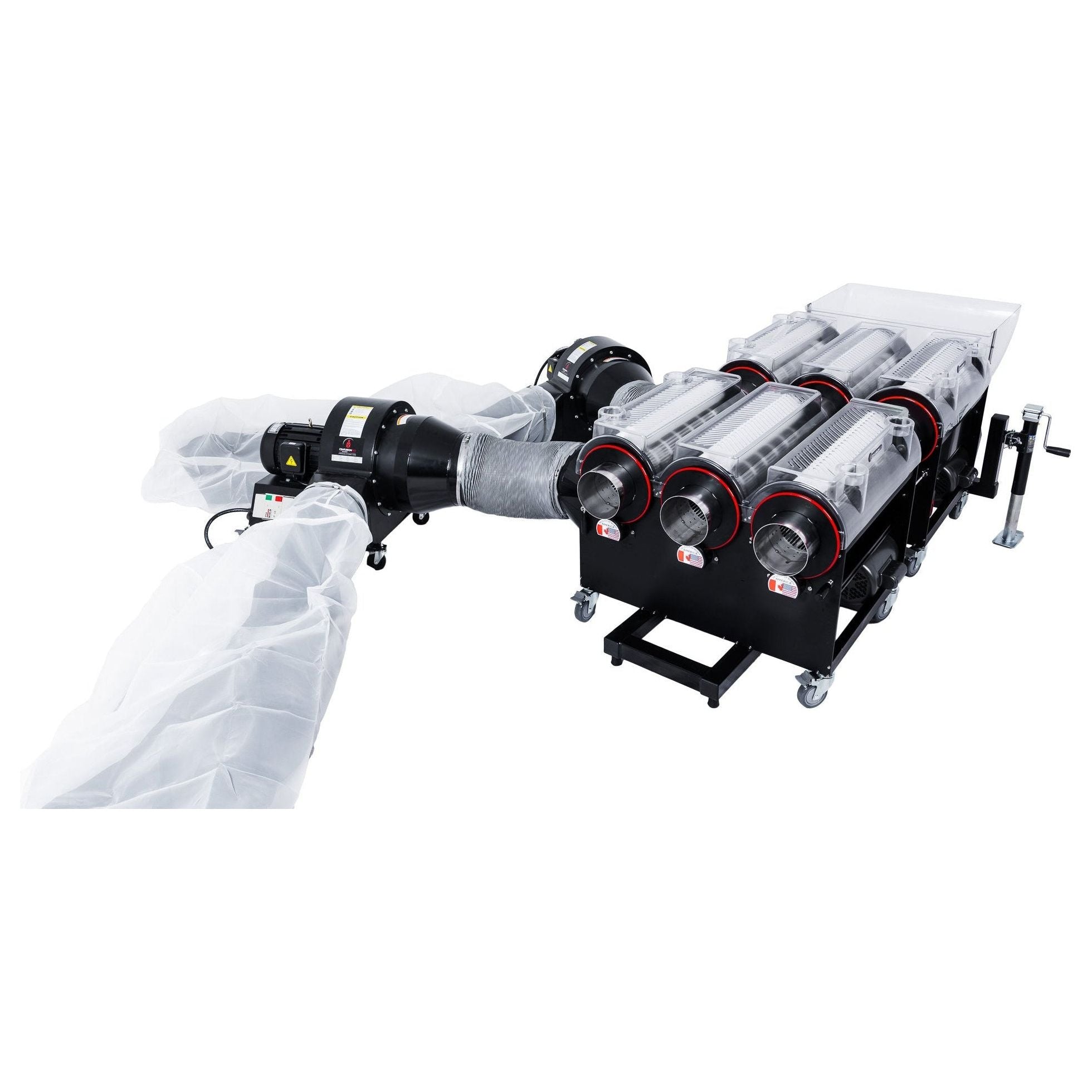 CenturionPro 3.0+ Commercial Tandem Bud Trimming System - Professional Cannabis Trimmer for Large Harvests - Perfect for Commercial Growers & Dispensaries