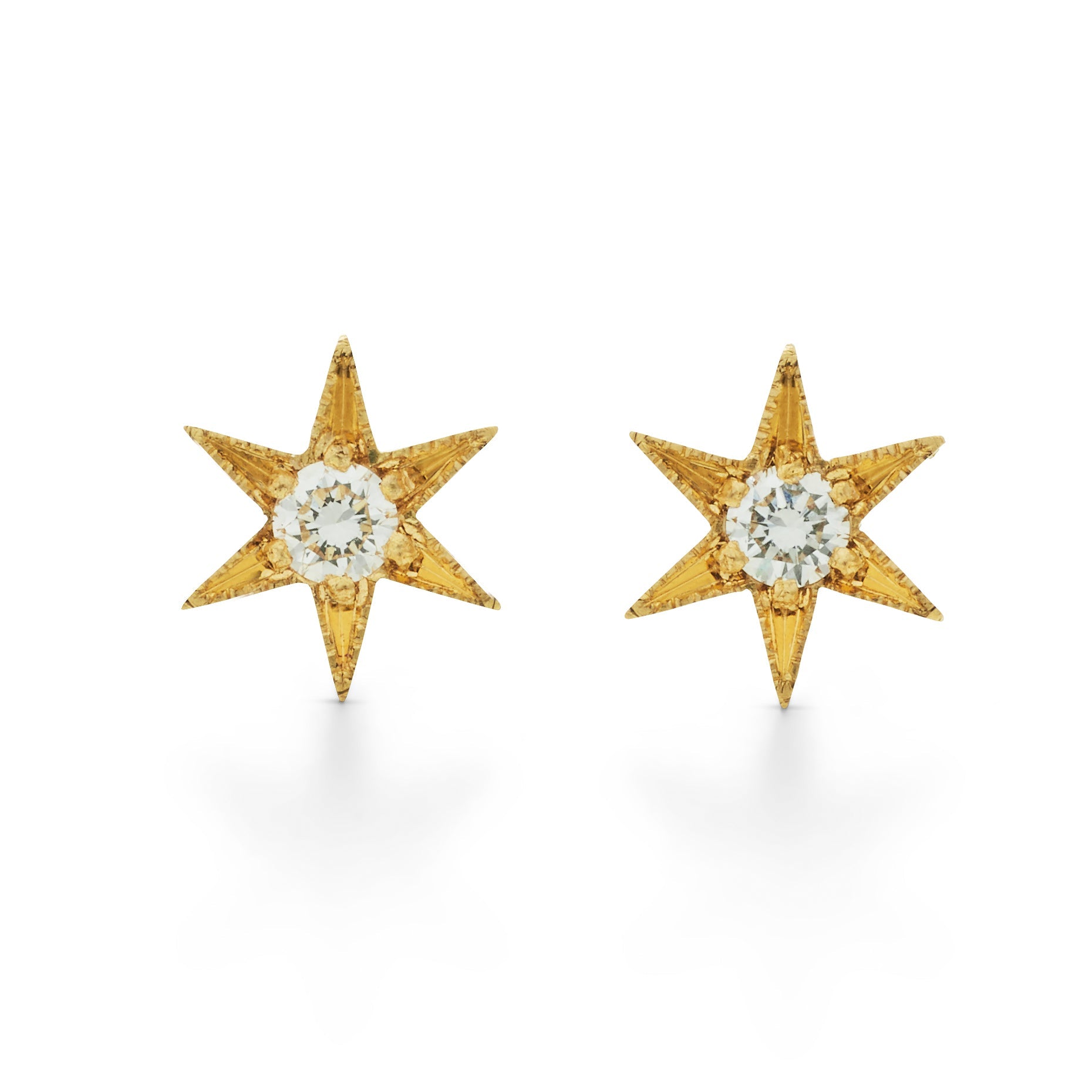 Stylish Petite Six-Point Star Stud Earrings for Women - Dainty Gold/Silver Minimalist Jewelry for Everyday Wear, Gift Giving & Special Occasions