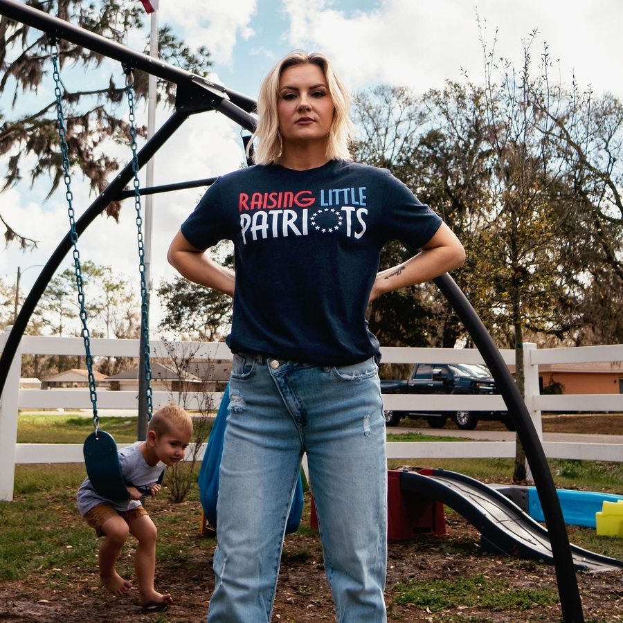 Women's Patriotic Boyfriend Fit T-Shirt - Comfortable & Stylish Midnight Navy Top for Casual Wear & Fourth of July Celebrations