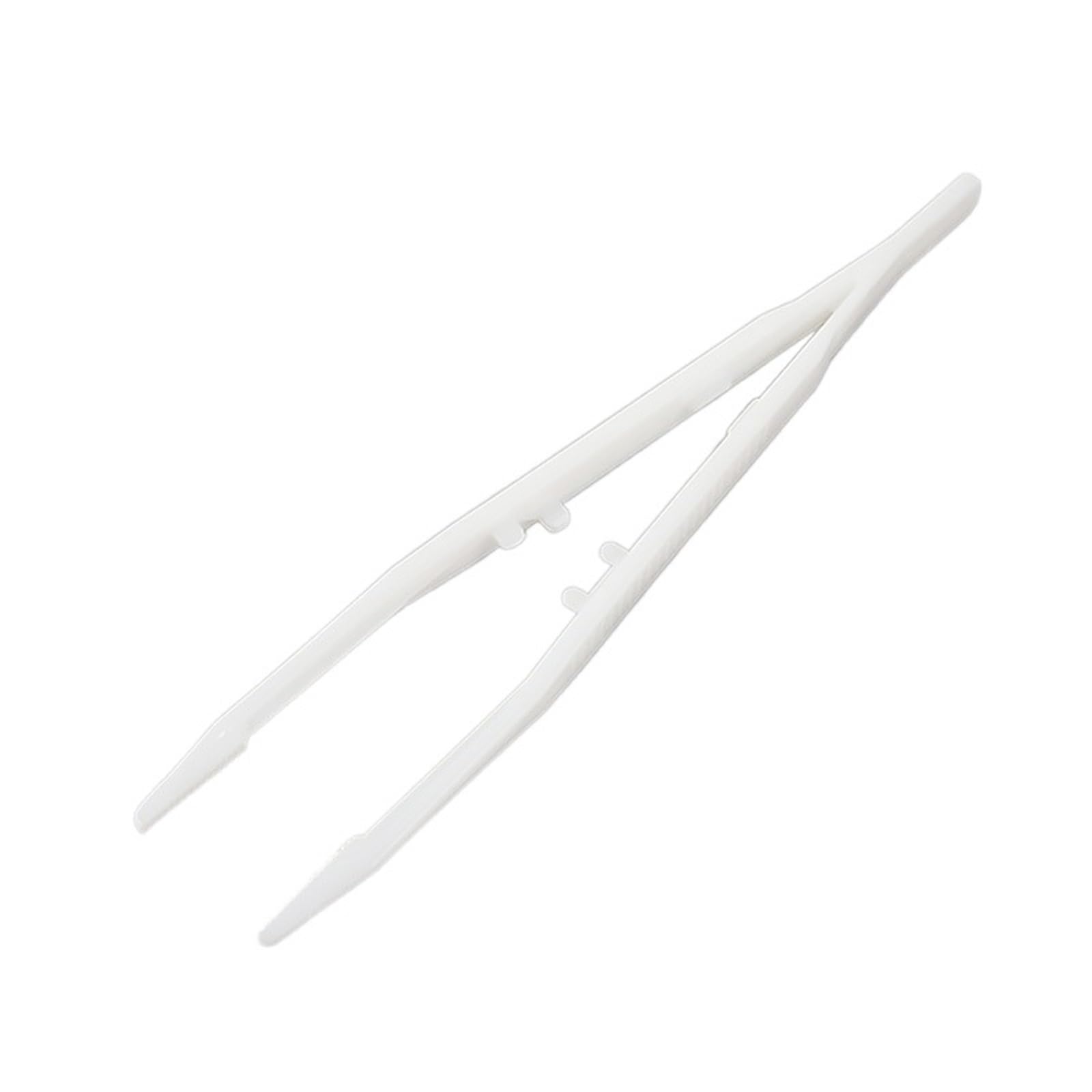 Premium Stainless Steel Hair Removal Tweezers & Feeding Tongs - Precision Clip for Live Food, Terrarium Cleaning, Aquarium Maintenance & Pet Feeding (8 Inch) - Ideal for Reptile Care, Fish Tank Cleaning & Beauty Salon Use