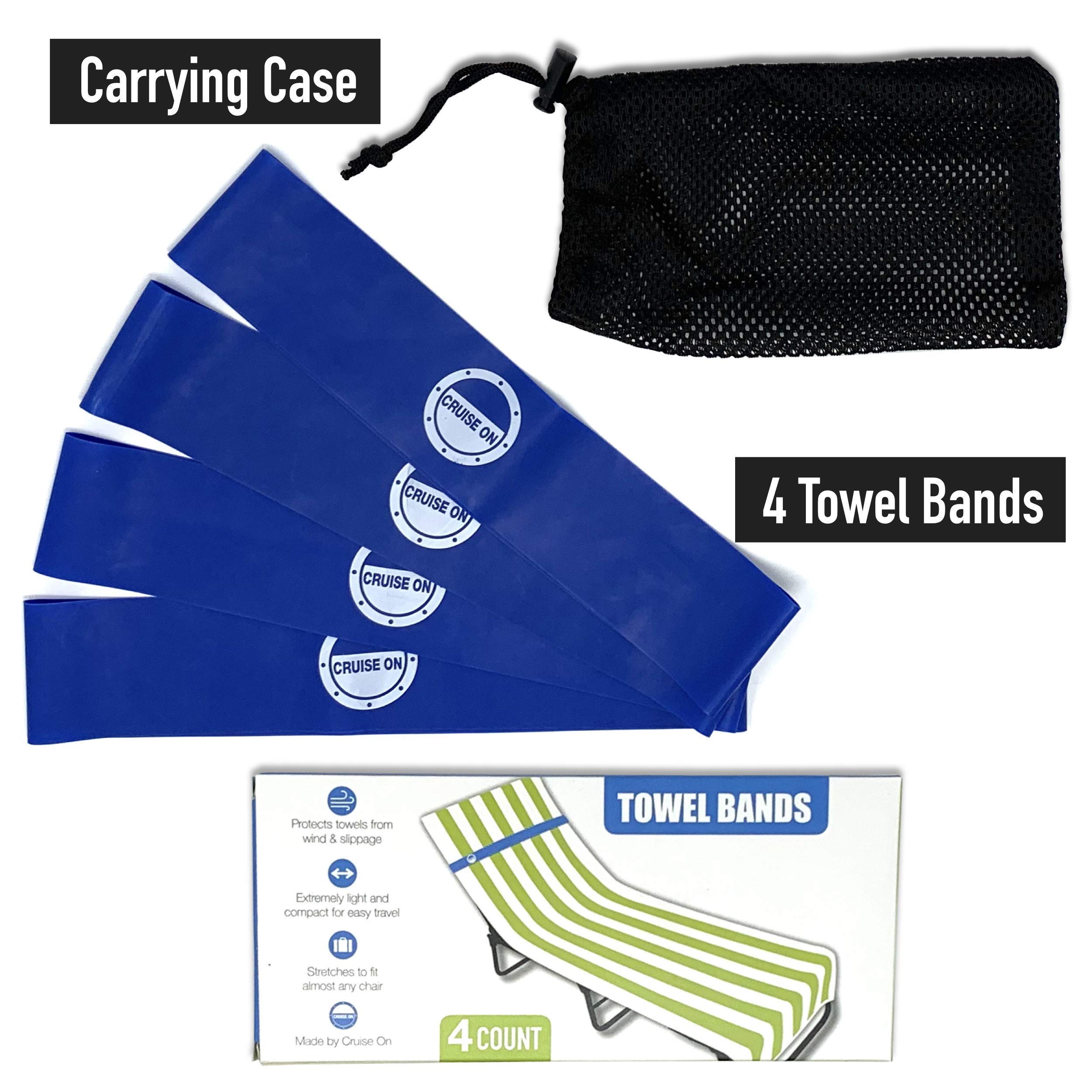 Cruise Lanyards with ID Holder & Towel Bands for Travel