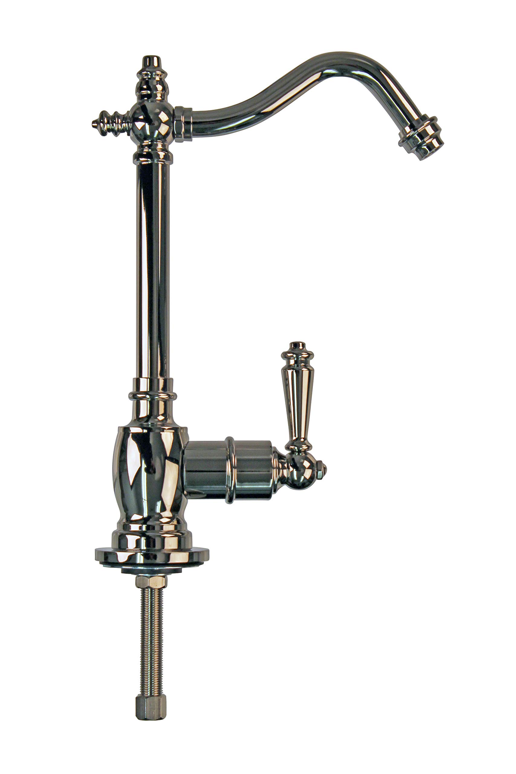 Westbrass D2035-NL-26 9 Inch Victorian Style Single Lever Cold Water Dispenser Faucet - Polished Chrome Finish for Kitchen, Bar, or Office Water Cooler Dispenser