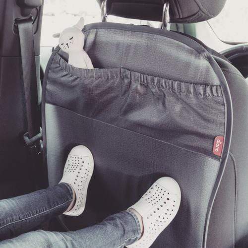 Diono Back Seat Protector for Cars - Stuff 'n Scuff XL Gray Waterproof Seat Cover | Perfect for Kids, Pets & Travel Protection