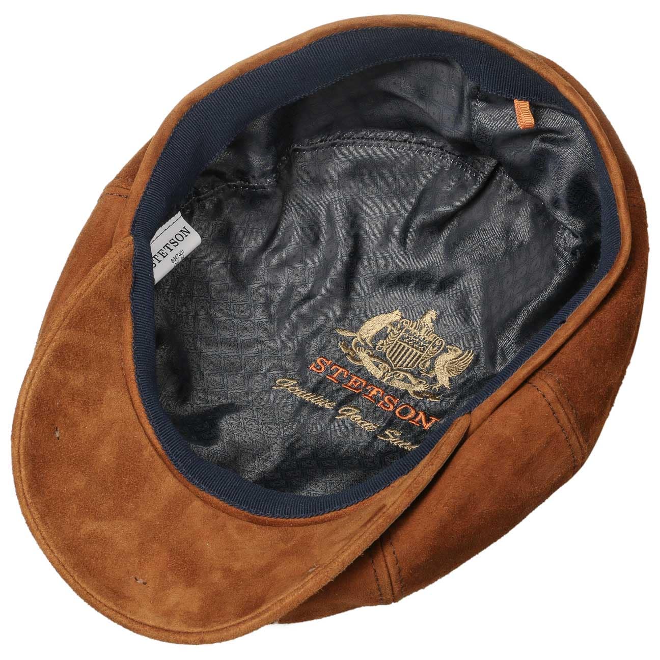 Stetson Hatteras Goat Suede Newsboy Cap - Vintage Style Men's Hat for Casual Wear & Outdoor Adventures