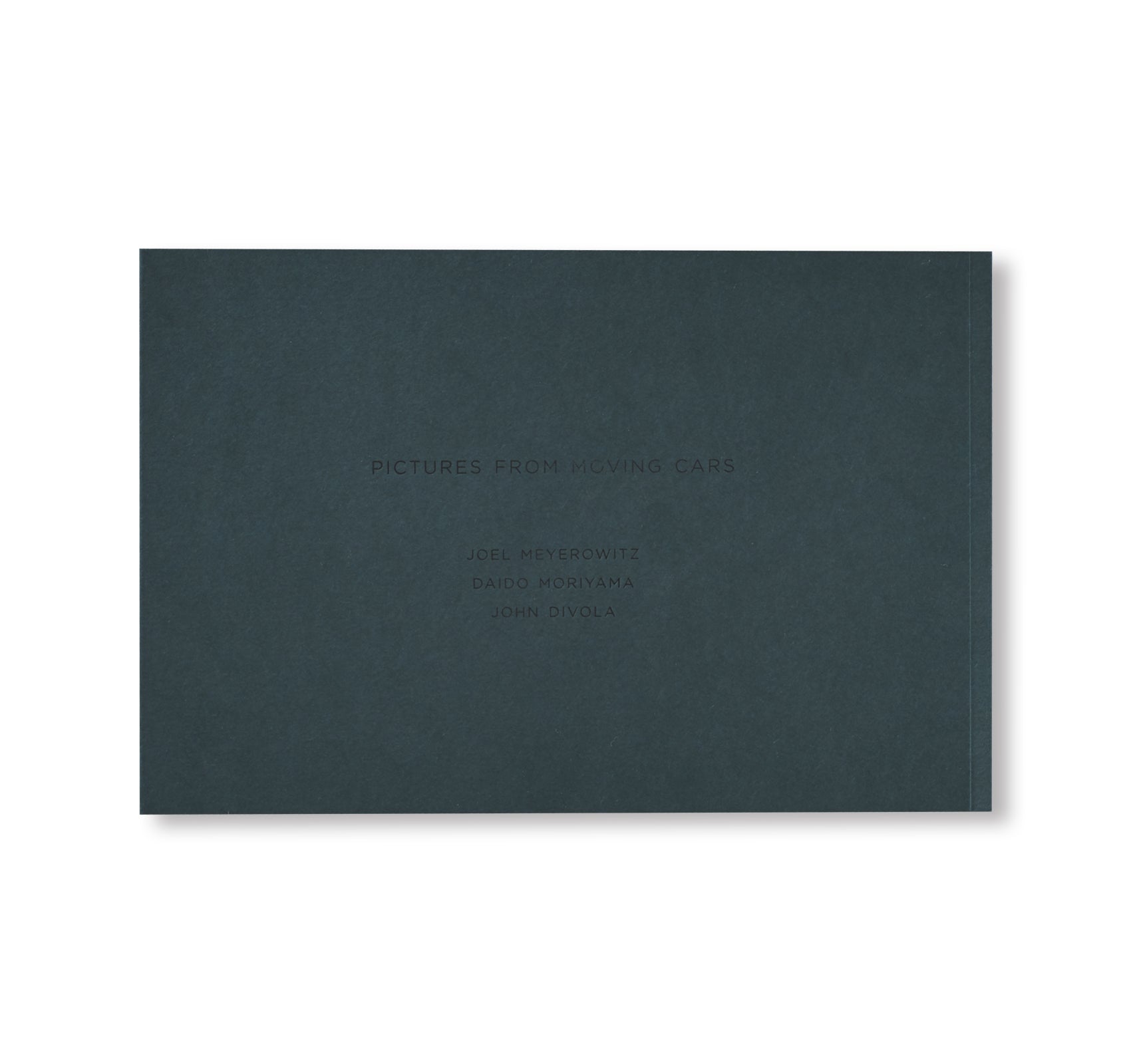 PICTURES FROM MOVING CARS Photography Book by Joel Meyerowitz, Daido Moriyama & John Divola - Limited Numbered Edition - Perfect for Photography Enthusiasts and Art Collectors