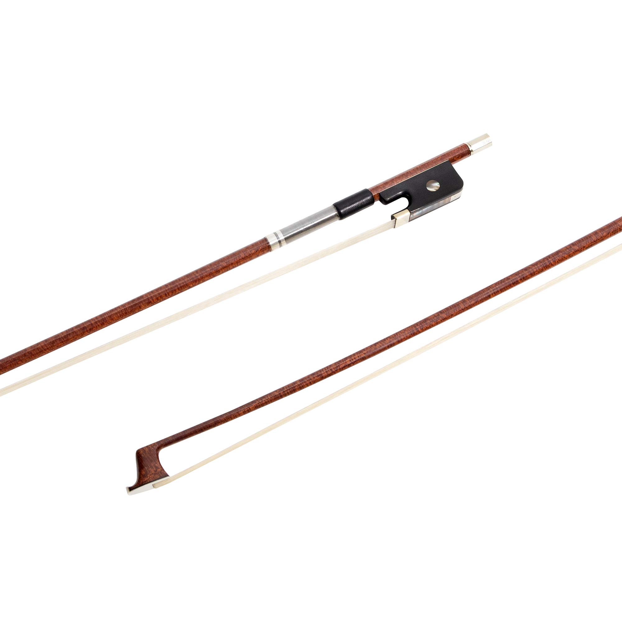 MI&VI AB-795 Professional Pernambuco Wood & Carbon Fiber Viola Bow for 14-17 Inch Full Size Violas with Bow Case | Well Balanced, Perfect Weight | Mongolian Horsehair | Ideal for Performances, Practice & Orchestra Use - MIVI Music