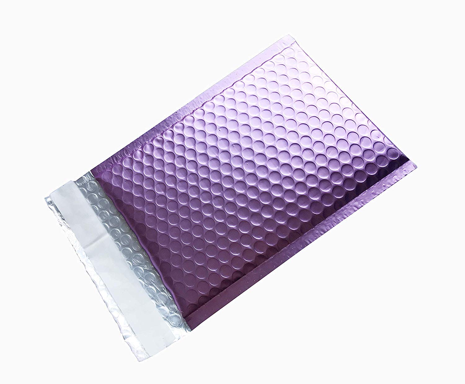 ProLine Matte Metallic Purple 4x8 Inch Bubble Padded Mailers - Self Seal Padded Envelopes (1000 Pack) for Shipping, Ecommerce & Small Business Packaging