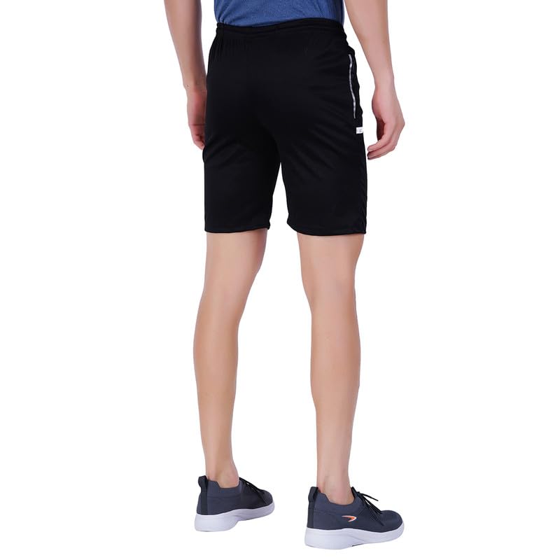 Men's Quick-Dry Polyester Shorts with Zip Pockets - No.10 Printed Athletic Shorts for Men & Boys - Perfect for Gym, Running and Summer Outdoor Activities