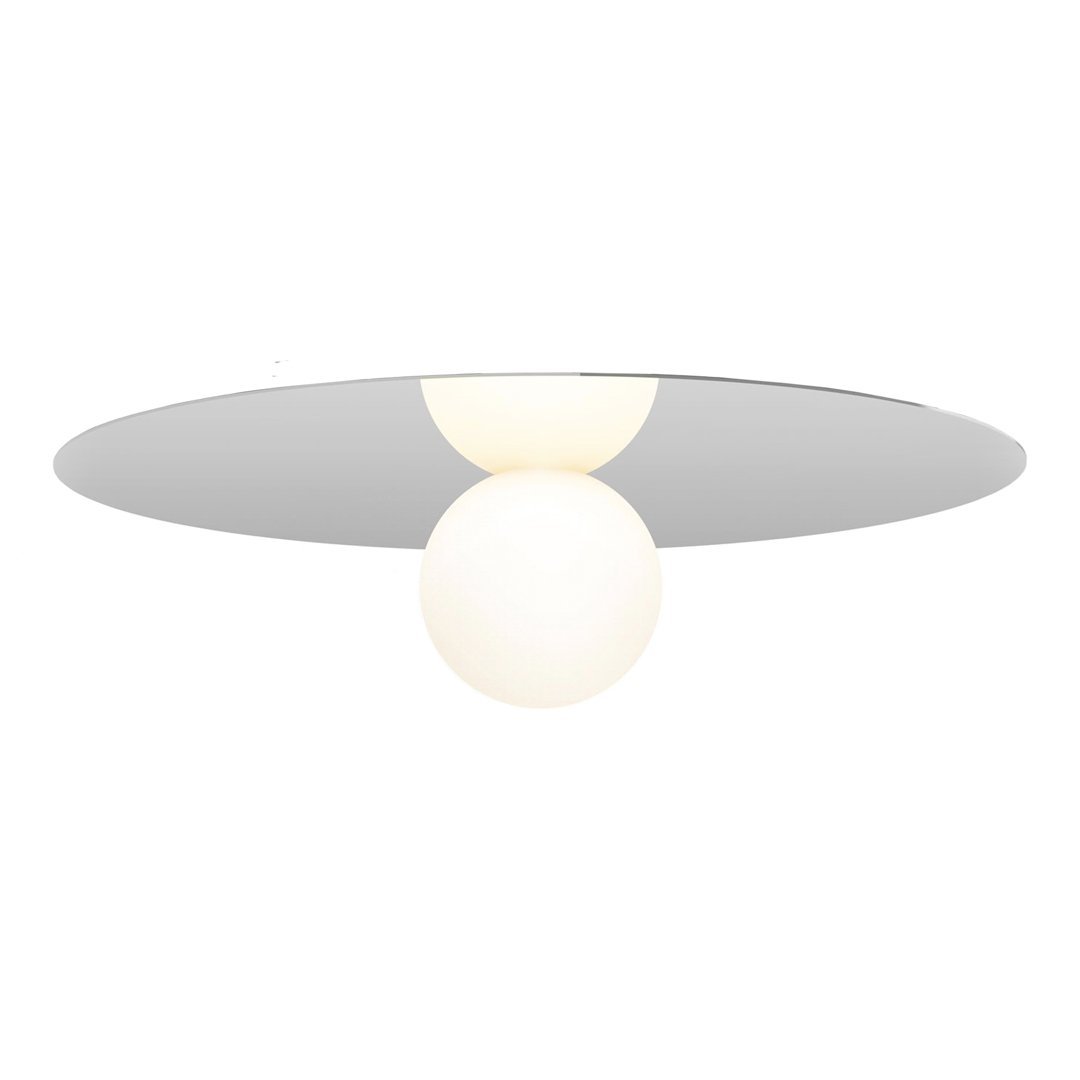 Modern Bola Flush Mount Wall Ceiling Light - Sleek LED Fixture for Bedroom, Living Room, Kitchen & Hallway Lighting