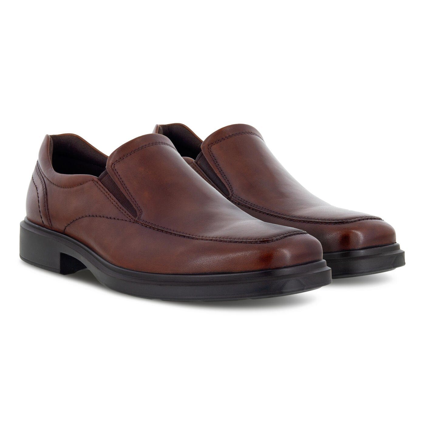 ECCO HELSINKI 2.0 Apron Toe Slip-On Loafers for Men - Comfortable Casual Shoes for Work, Office & Daily Wear