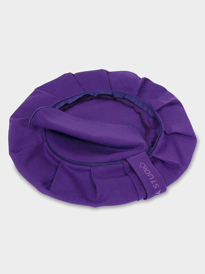Premium Round Yoga Cushion Cover for Meditation & Home Studio - Soft & Washable EU-Size Bolster Case for Yoga, Zazen & Relaxation at Home