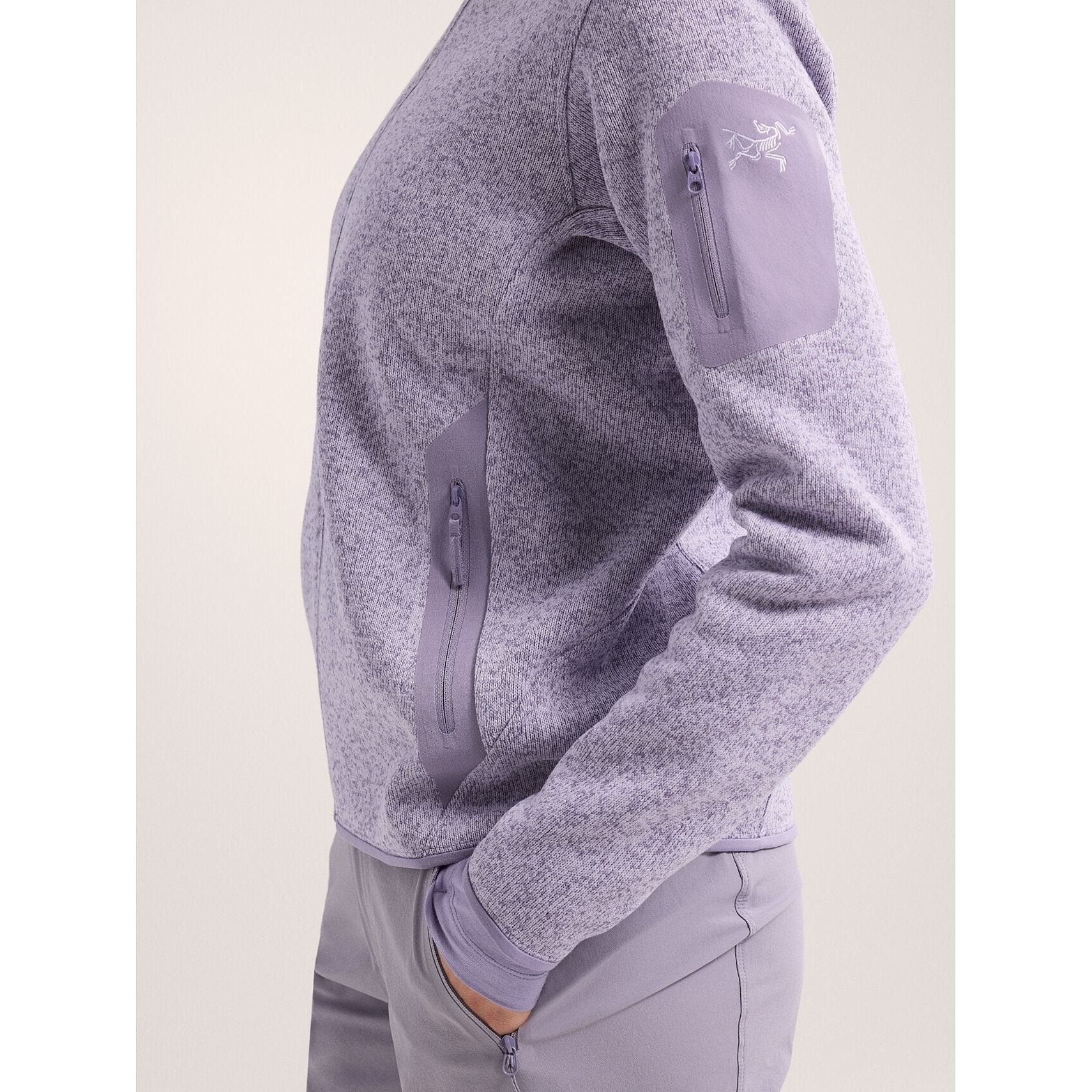 Arc'teryx Women's Covert Cardigan Fleece Jacket - Lightweight Warm Zip-Up Sweater for Hiking, Travel & Outdoor Activities
