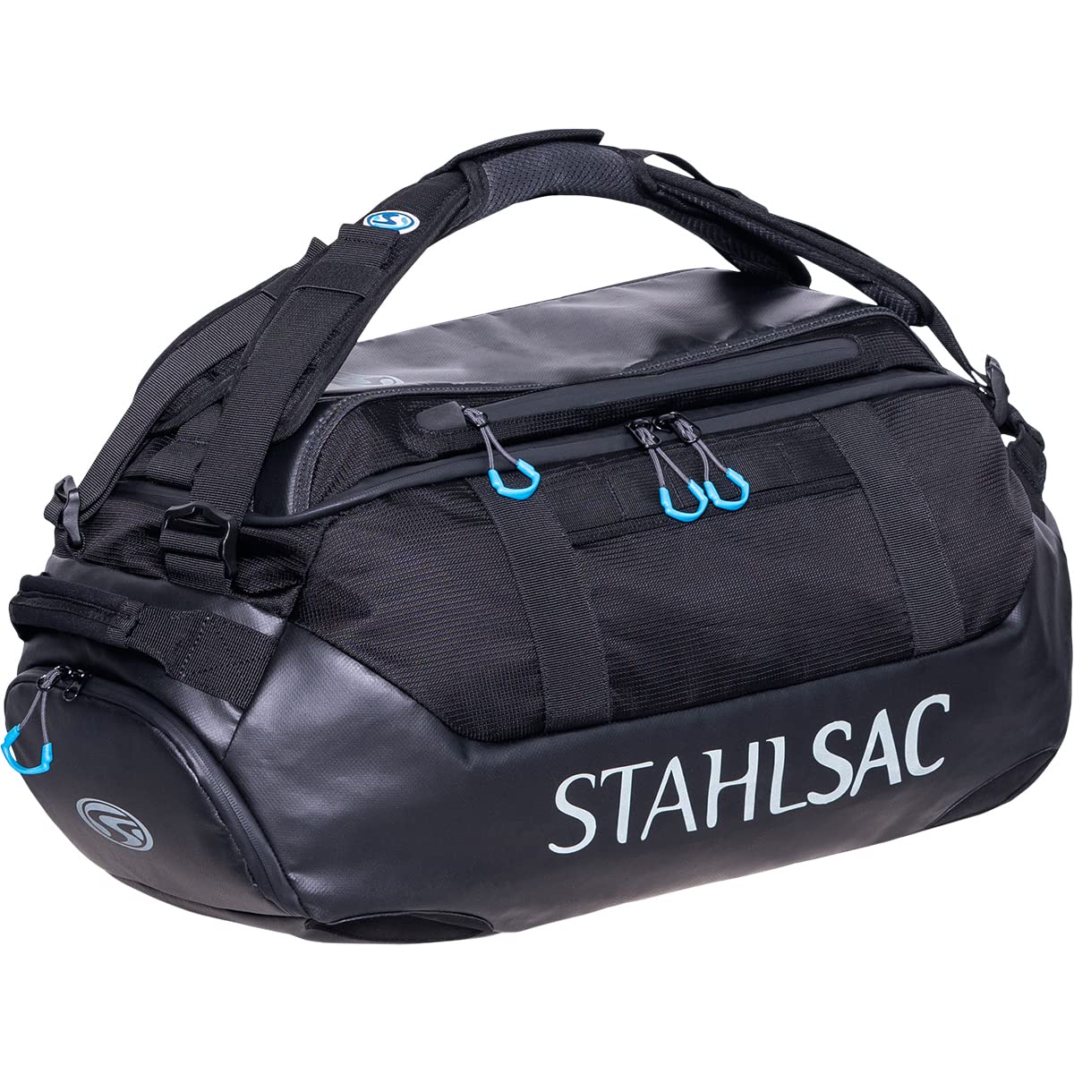 STAHLSAC Steel Duffel Bag - Waterproof Travel Duffel with Wet/Dry Compartments | Perfect for Scuba Diving, Gym, Beach & Weekend Getaways