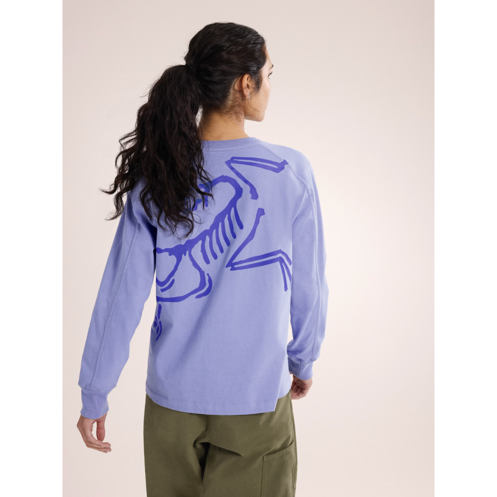 Arc'teryx Women's Kragg Cotton Long Sleeve Crew Neck Shirt - Breathable Hiking & Outdoor Activewear for Climbing, Camping & Travel