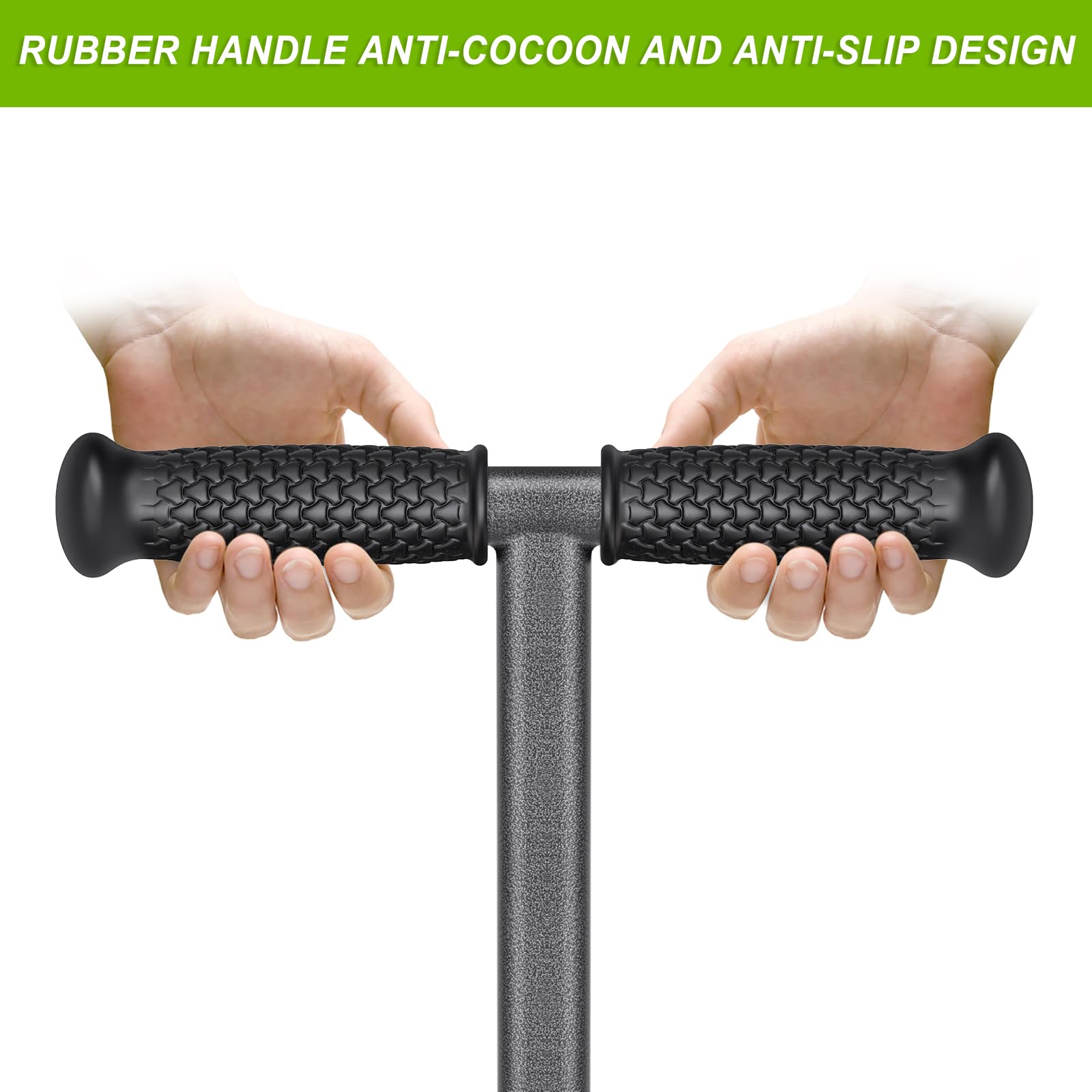 Dolibest Manual Lawn Coring Aerator Tool - 4 Stainless Steel Corer Plug with Soft Rubber Grip for Soil Aeration, Grass Health & Garden Maintenance - Perfect for Lawn Care, Yard Improvement & Soil Loosening