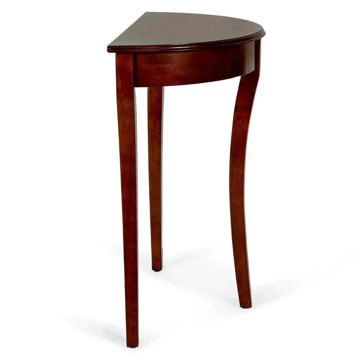 Cherry Finish Flower Display Table - Elegant Wooden Side Table for Home Decor, Living Room, or Entryway by All Things Cedar (HR01)