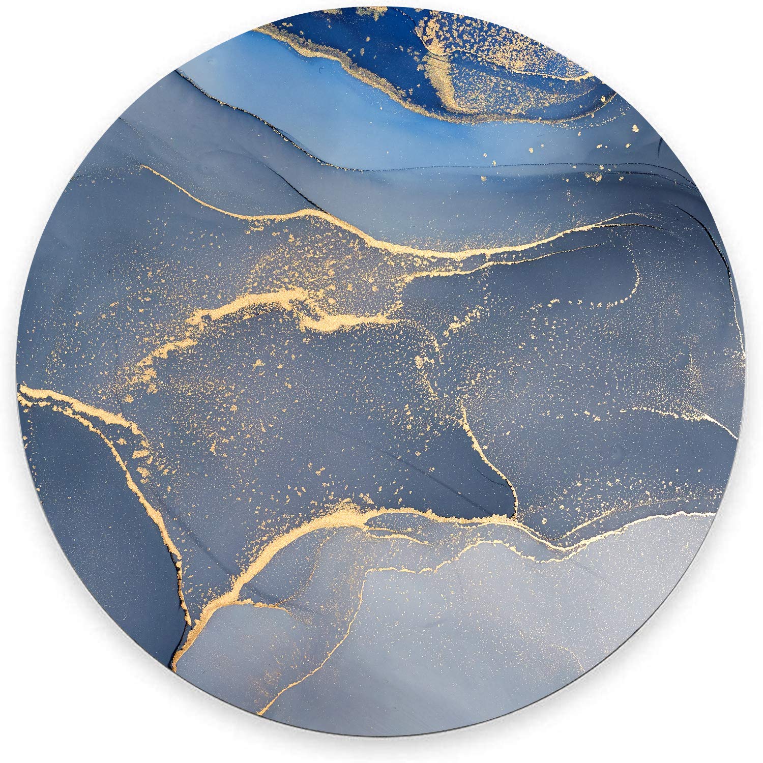 Premium Marble Texture Mouse Pad - Non-Slip Rubber Base Gaming & Office Mouse Mat (7.9