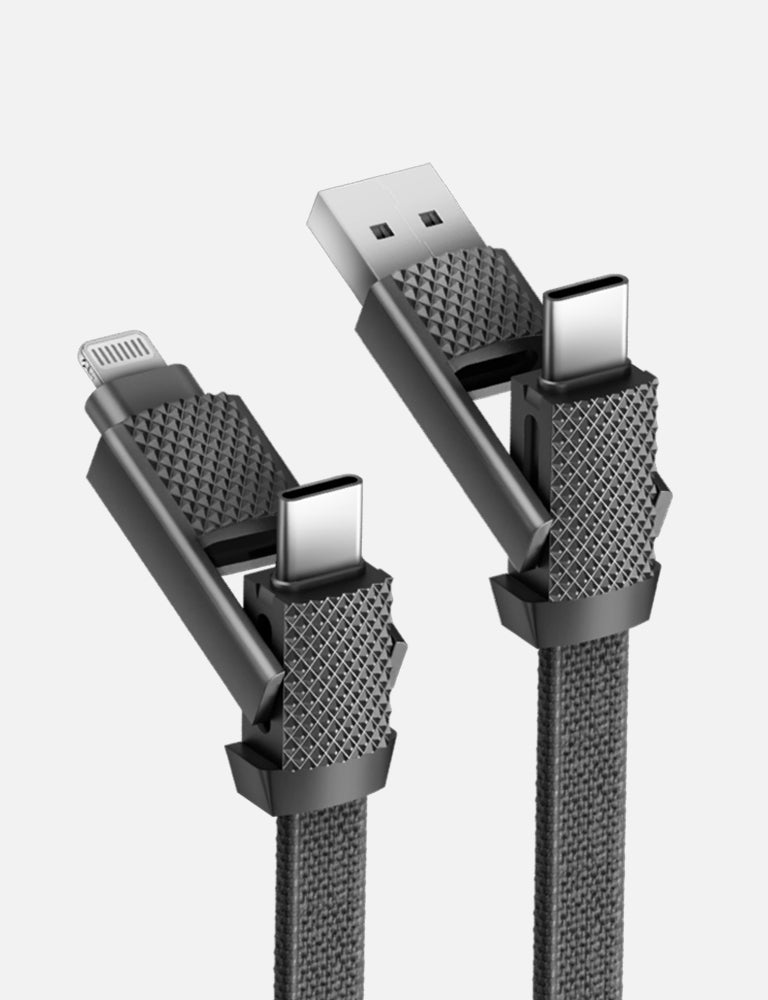 GoCharge Alucable 100Cm USB-C to USB-C Fast Charging Cable - Durable Aluminum Alloy Braided Cord for iPhone 15/14/13, Samsung Galaxy, iPad, MacBook - Perfect for Home, Office & Travel Charging