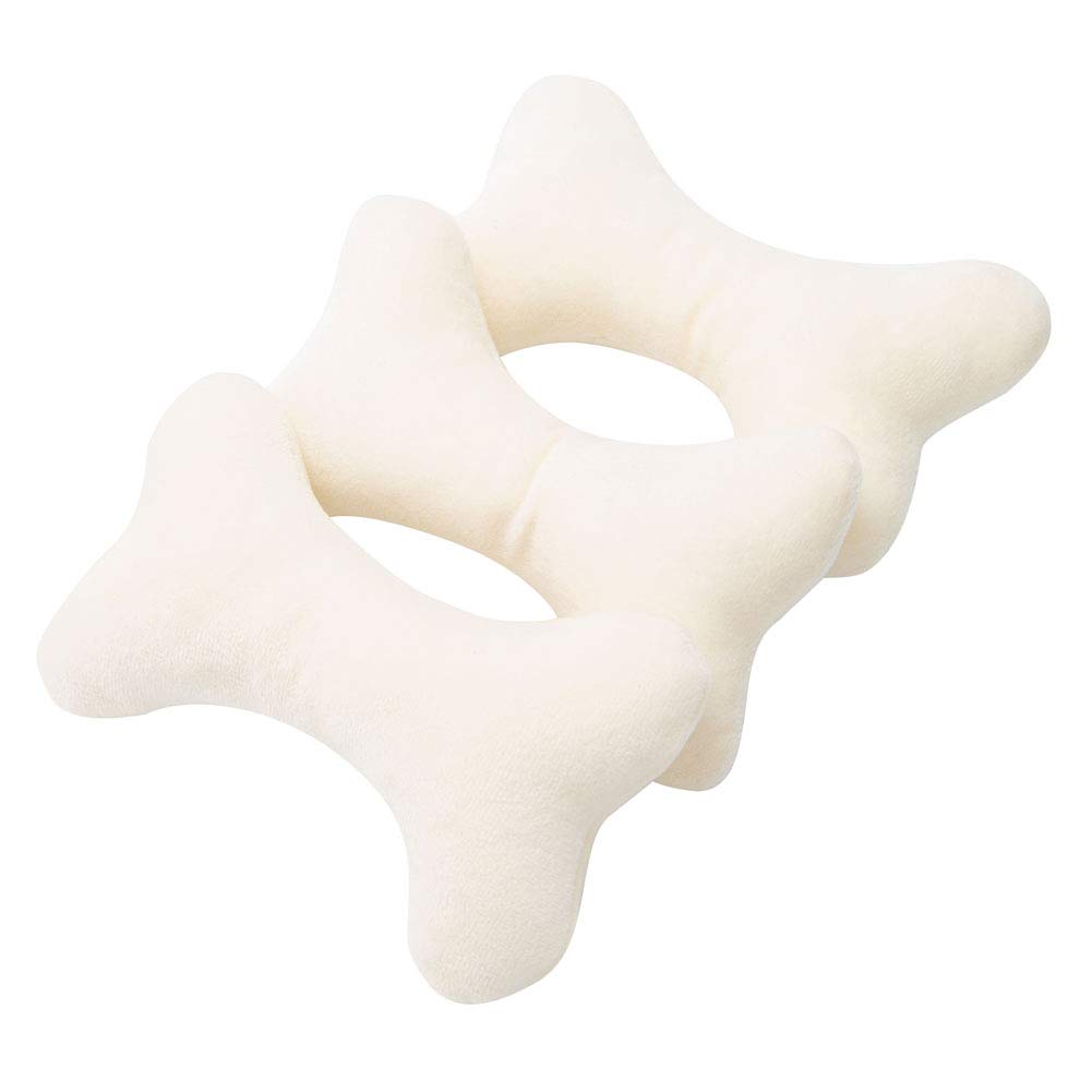 JOYELF Squeaky Plush Dog Chew Toys - 3 Pack Bones for Puppies, Safe & Interactive for Fetch Play