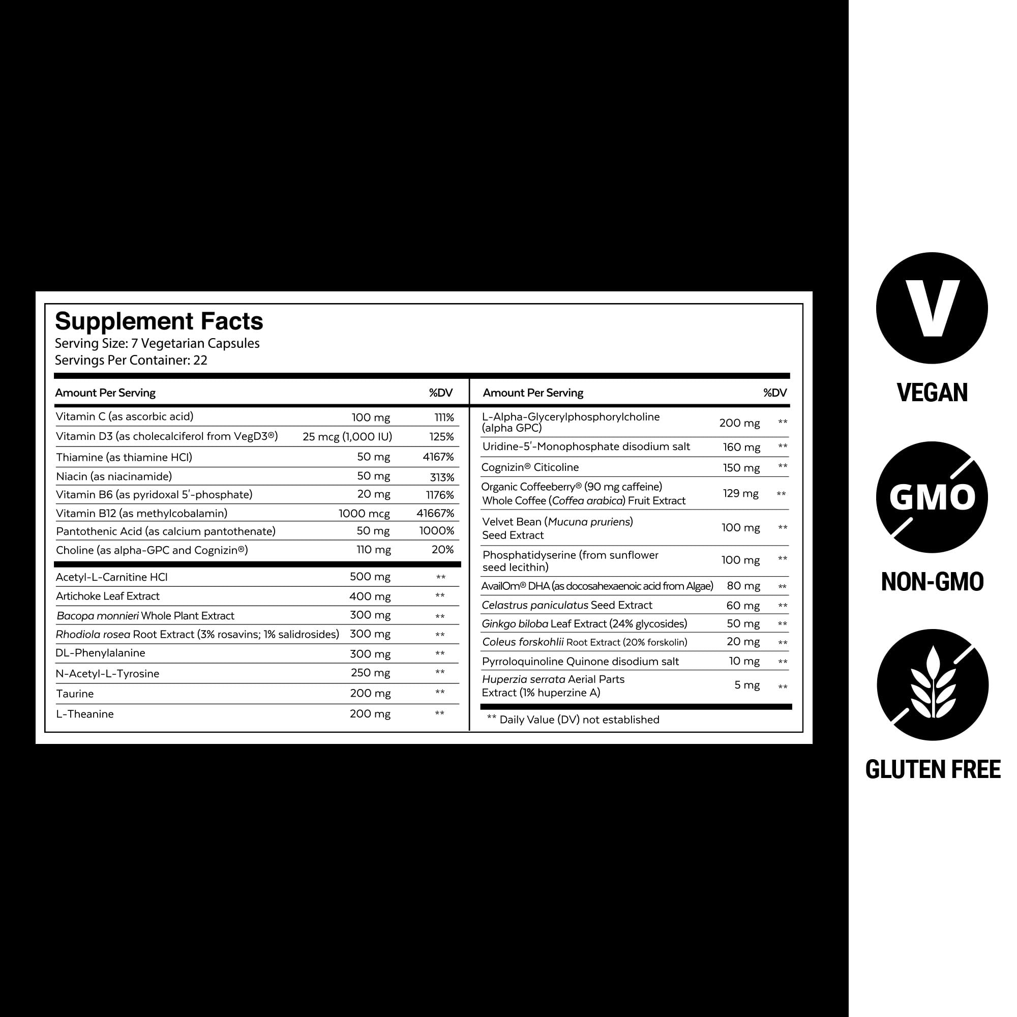NEUROHACKER COLLECTIVE Qualia Mind Nootropics 154 Count | Premium Brain Supplement for Memory, Focus & Mental Clarity | Enhance Cognitive Performance for Work, Study & Daily Life