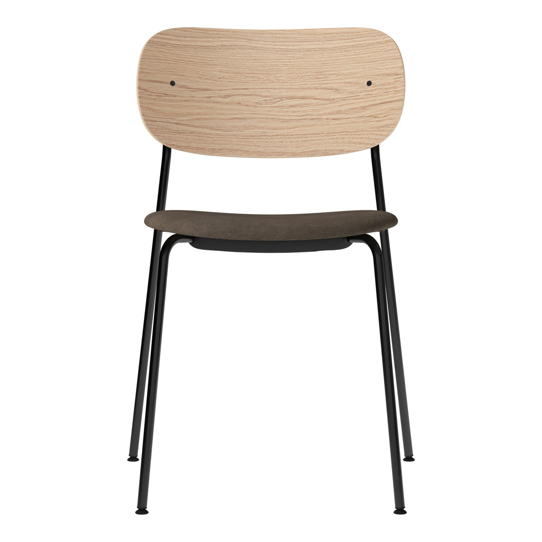 Co Dining Stackable Chair - Upholstered Seat for Kitchen, Dining Room & Outdoor Patio | Comfortable & Space-Saving Furniture
