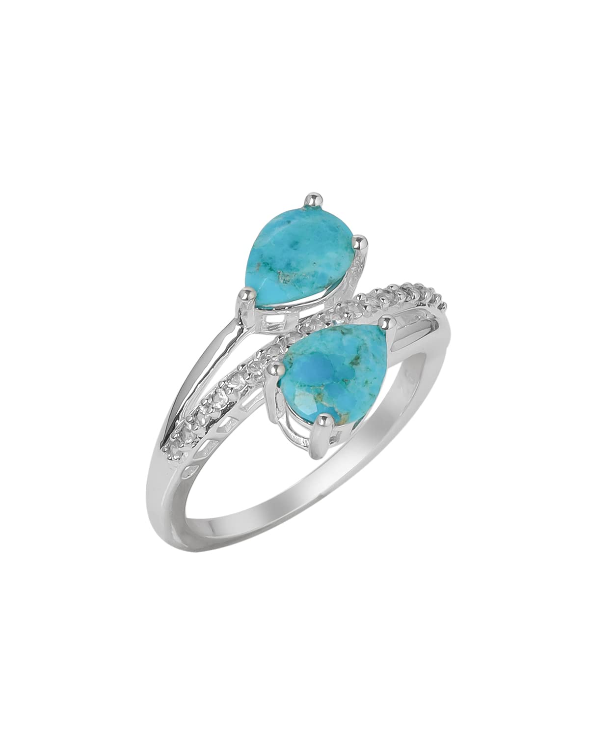 YoTreasure Moonstone London Blue Topaz Rhodolite Garnet Tourmaline Turquoise Swiss Blue Topaz 925 Sterling Silver Engagement Ring - Elegant Wedding, Anniversary & Proposal Jewelry for Women