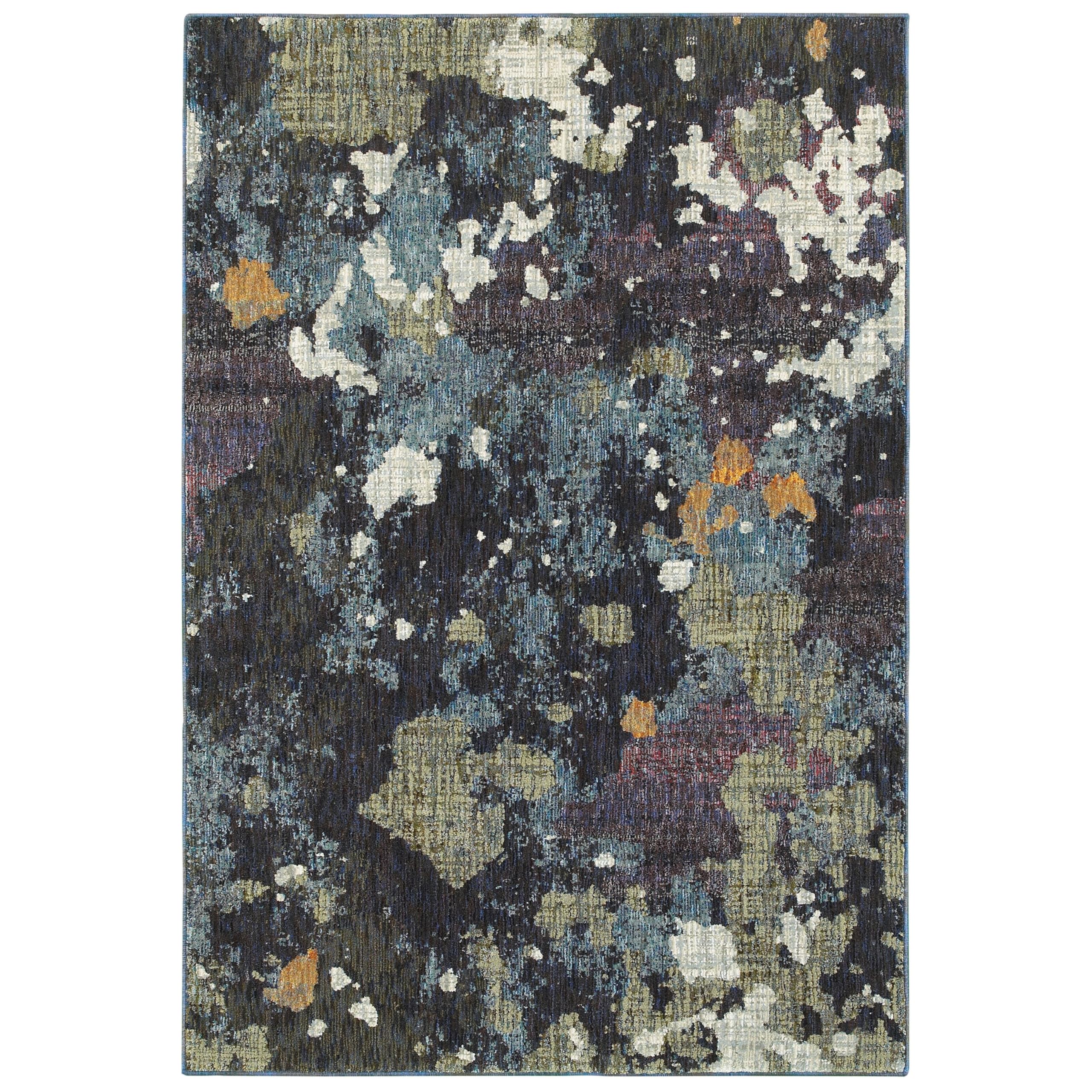 Evangeline Dappled Night Area Rug 3'3