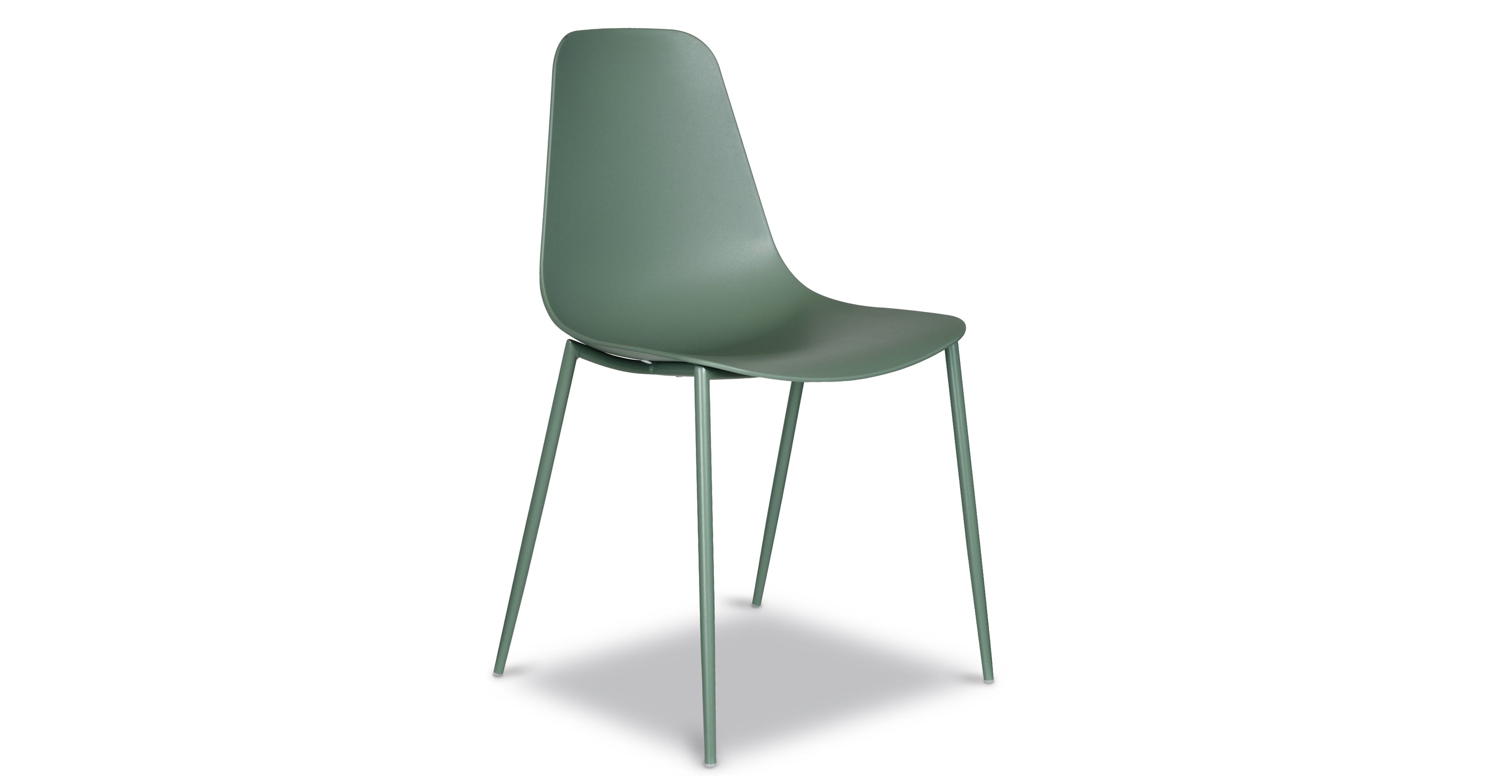 Isla Dining Chair - Modern Wooden Dining Room Chairs Set of 2, Comfortable Upholstered Seat with Sturdy Metal Legs - Perfect for Kitchen, Dining Room, Breakfast Nook & Home Decor