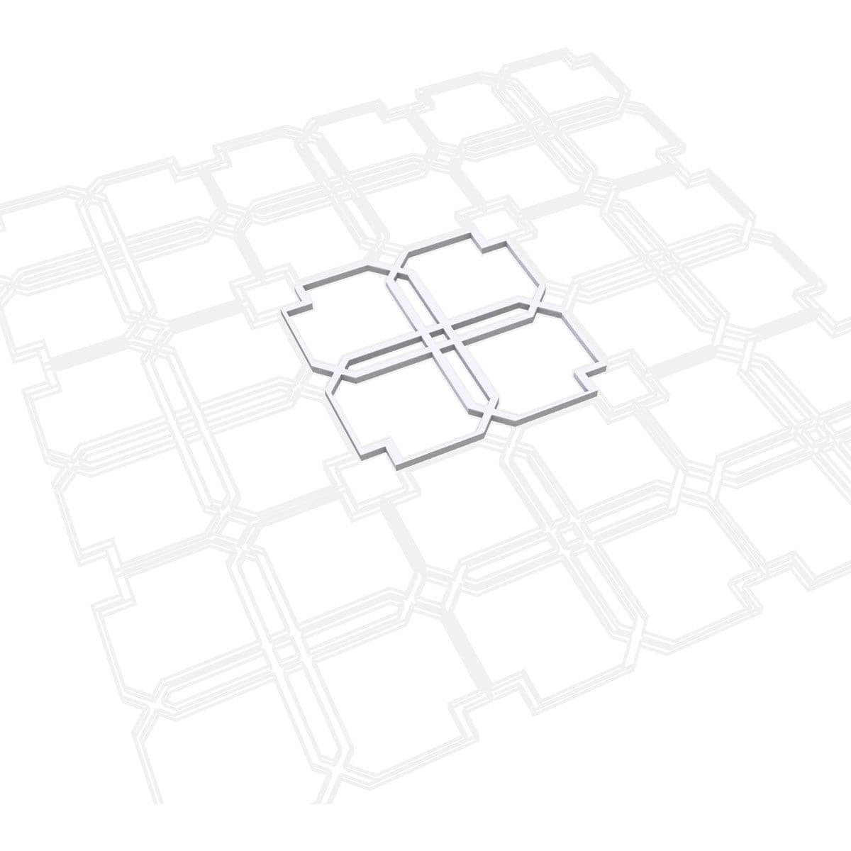 Englewood Decorative Fretwork Wall Panels - Elegant Laser-Cut Wooden Room Dividers for Home & Office Decor - Perfect for Living Rooms, Bedrooms, and Commercial Spaces