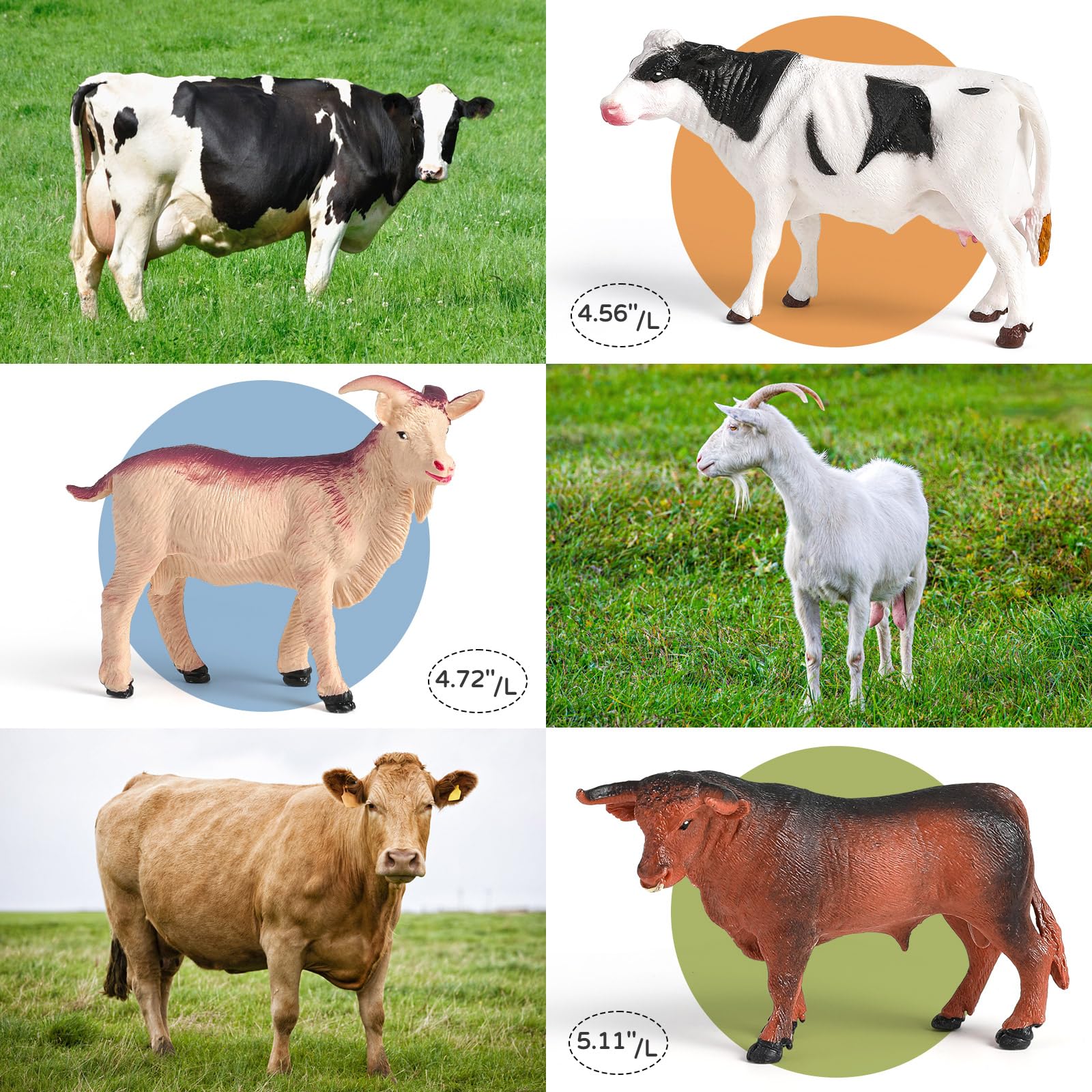 23 PCS Realistic Farm Animal Toys Set with Tractor & Fence - Educational Learning Playset for Toddlers Kids Ages 3-5 | Perfect for Preschool Playtime, Farm-Themed Parties & Early Childhood Development