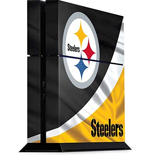 Officially Licensed NFL Pittsburgh Steelers PS4 Console Gaming Skin Decal by Skinit - Custom Protective Cover for Enhanced Gaming Experience