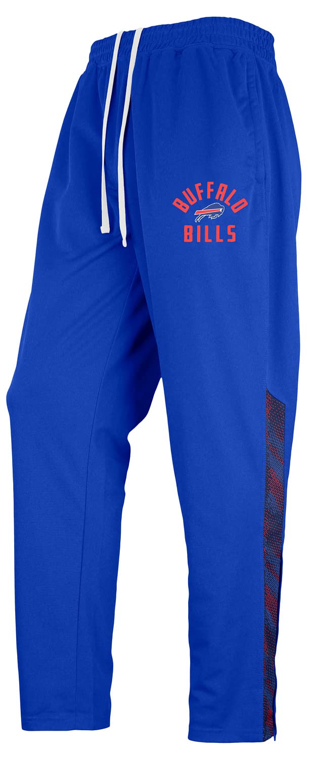 NFL Team Color Men's Track Pants - Zubaz Jacquard Athletic Pants with Viper Accent for Football Fans & Casual Wear