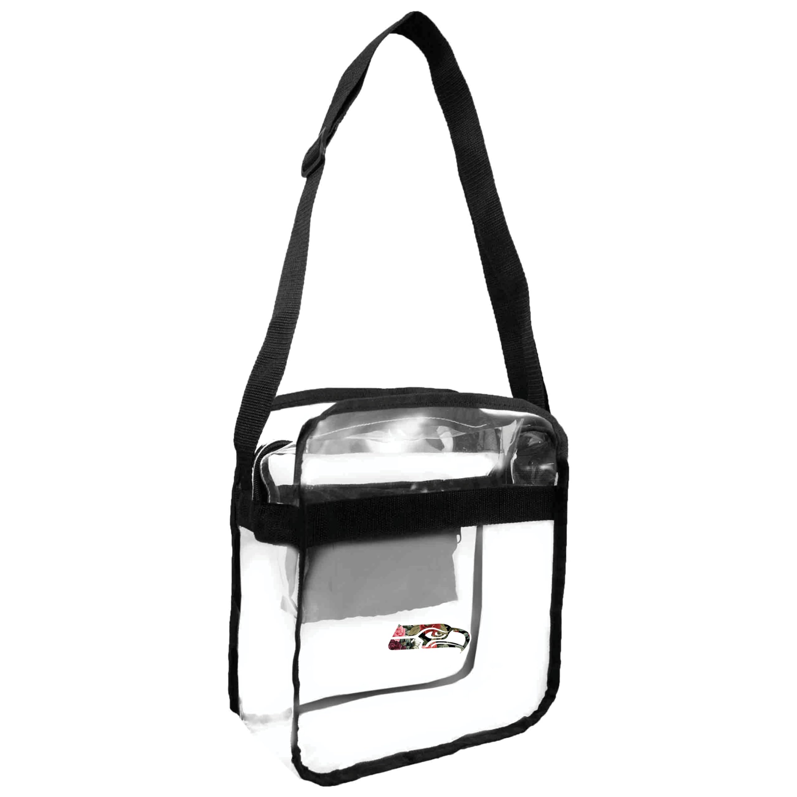 Littlearth NFL Clear Crossbody Bag for Women & Men - Waterproof Stadium Approved Clear Purse for Football Games, Concerts & Travel - Hands-Free Convenience for Sports Events & Outdoor Activities
