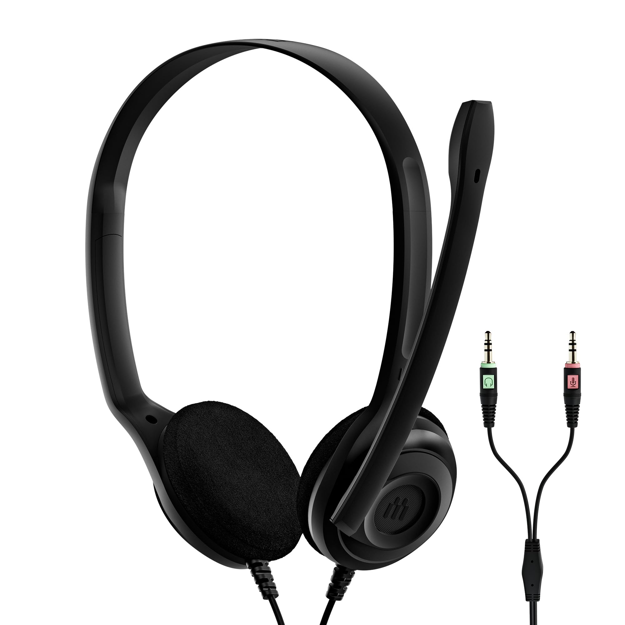 Sennheiser PC 3 Chat Wired Gaming Headset with Noise Cancelling Mic - Lightweight On-Ear Stereo Headphones for PC, Laptop, VoIP Calls - Perfect for Online Gaming, Zoom Meetings, Remote Work & E-Learning