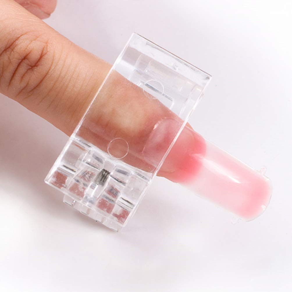 30pcs Nail Art Clips for Manicure & Nail Fixing - Salon & Home Use