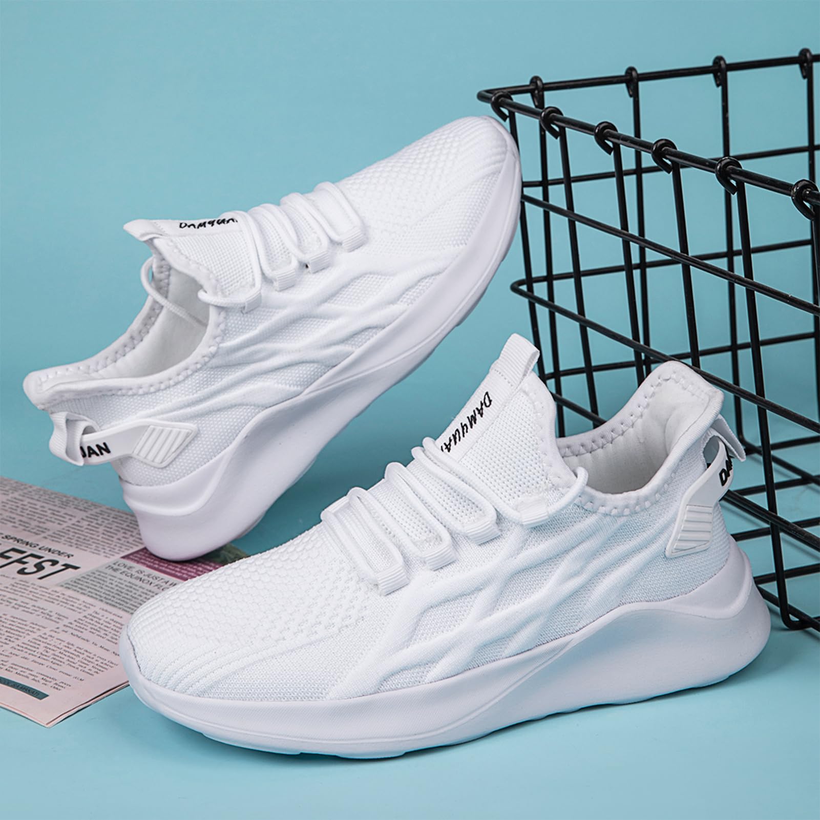 ZMBCYG Women's Running Shoes - Lightweight Slip-On Sneakers for Walking, Gym, Work & Tennis | Comfortable Casual Sports Shoes for Women | Perfect for Workouts, Jogging & Daily Wear