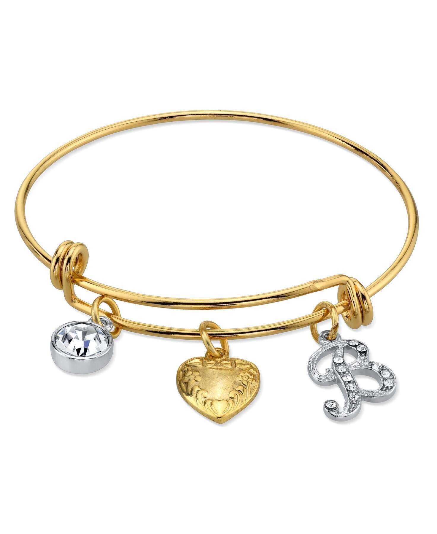 Gold Tone And Crystal Clear