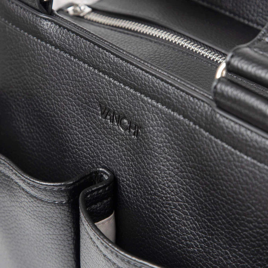 Vanchi Amelia Convertible Diaper Bag & Stroller Organizer - Black | Perfect for Baby Essentials, Travel & On-the-Go Parents