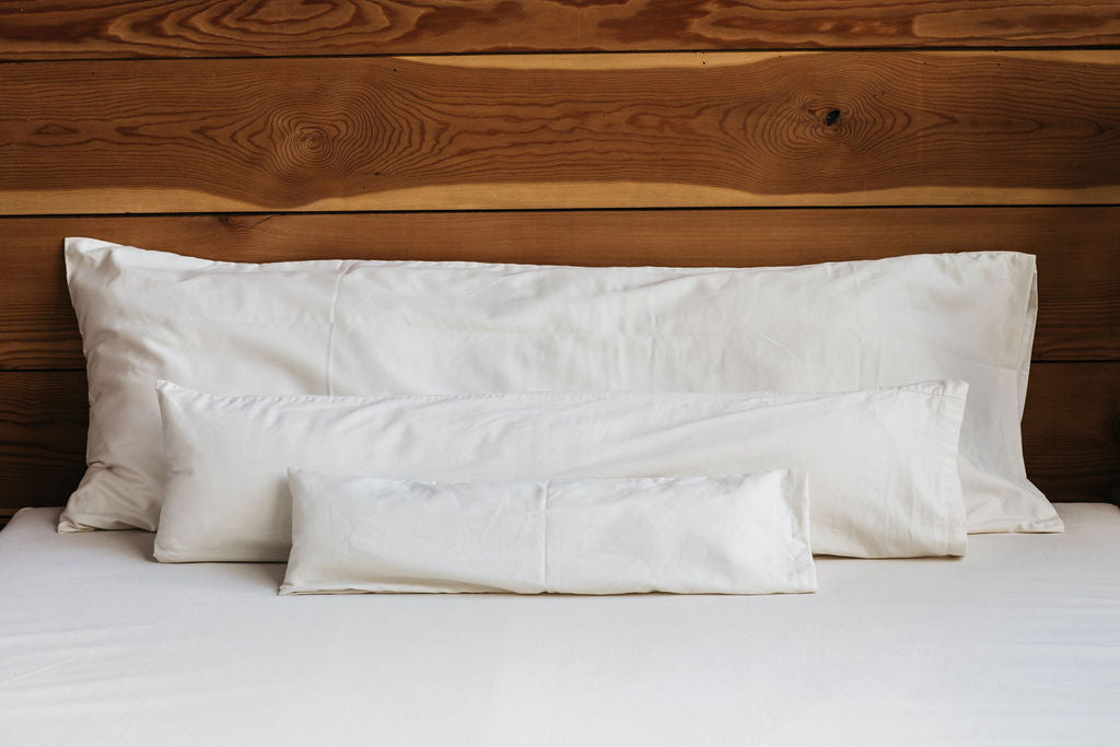 Holy Lamb Organics Body Pillow - Premium Sustainable Eco Wool Pillow for Back & Pregnancy Support | Organic Comfort for Sleeping, Lounging & Pain Relief