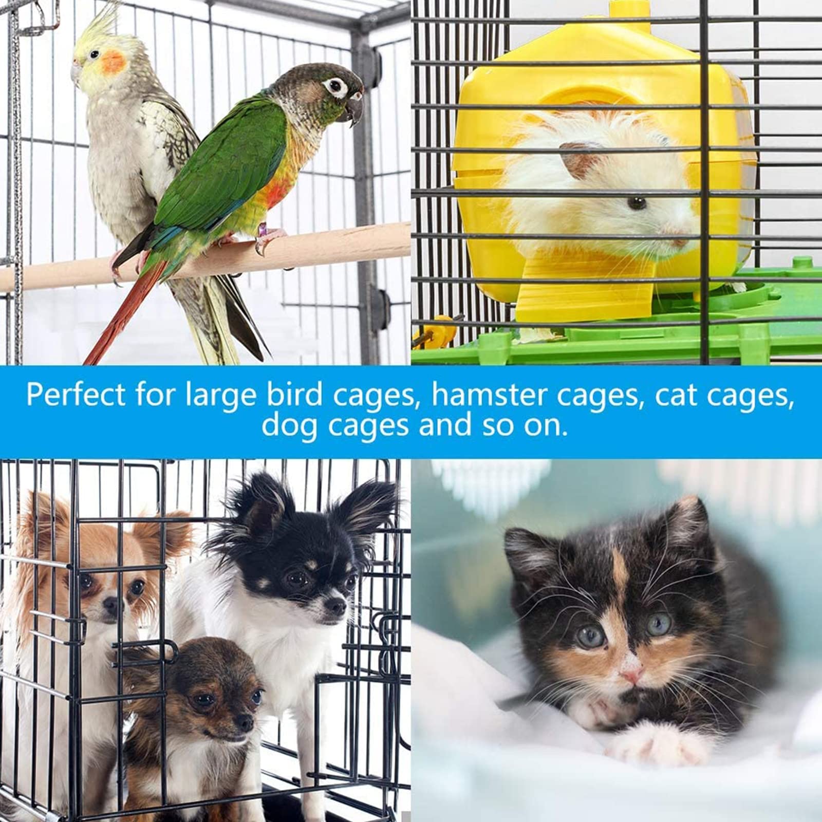 Universal Large Bird Cage Cover - Windproof & Sun Protection Parrot Cage Cover, Blackout Night Cover for Birds, Critters & Small Animals - Ensures Privacy & Comfort for Sleeping, Travel & Outdoor Use