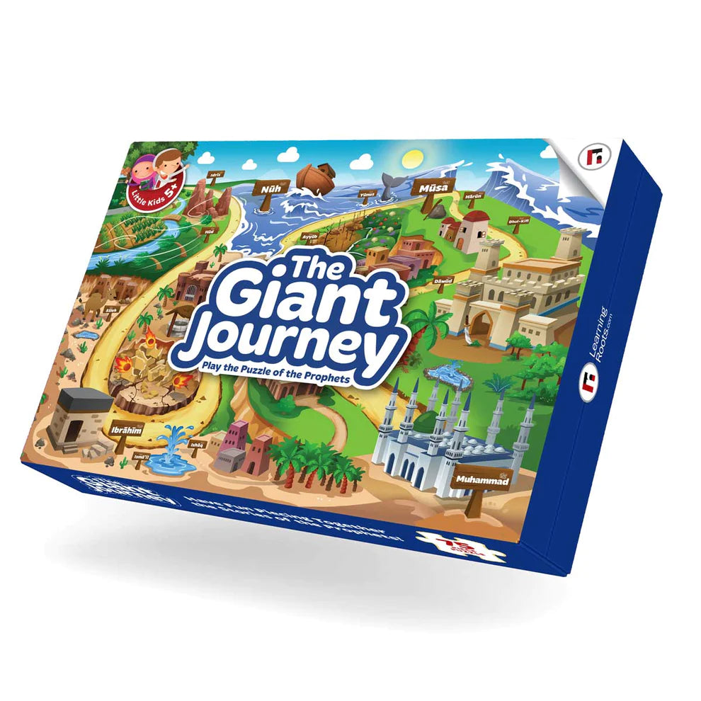 The Giant Journey Floor Puzzle - 48-Piece Educational Kids Puzzle for Learning & Play - Perfect for Classroom, Home & Family Game Night
